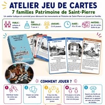 Jeu de cartes 7 familles Saint-Pierre Patrimoine