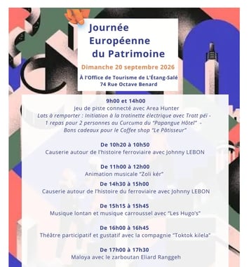 Journée européenne du patrimoine : Embarquez pour une sauvegarde durable de notre patrimoine ferroviaire