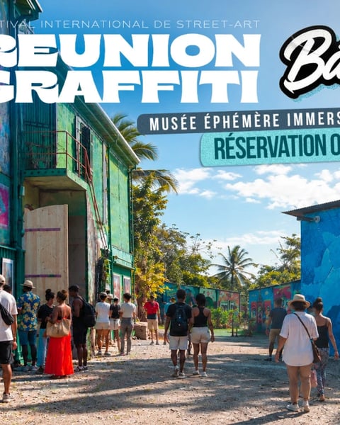 Le musée éphémère du Bâtiment B, Réunion Graffiti